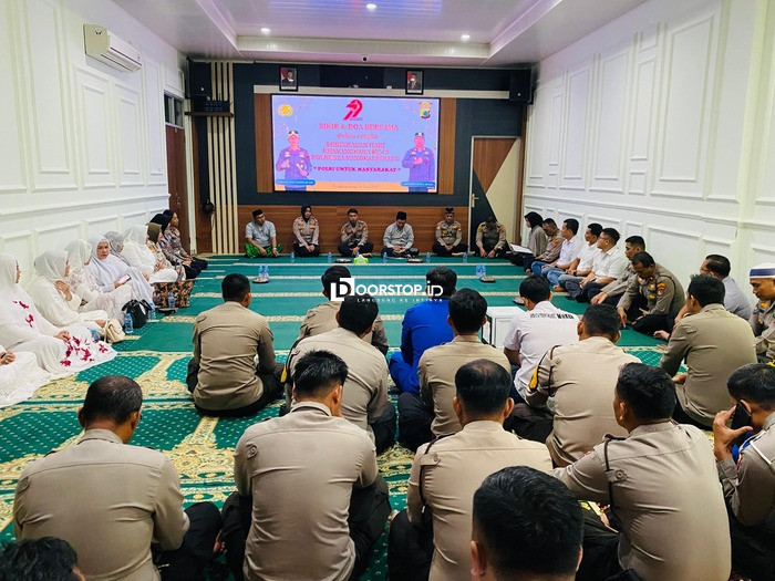 Sambut HUT ke-79 Bhayangkara, Polresta Pangkalpinang Gelar Zikir dan Doa Bersama