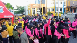 Meriahkan HUT Bhayangkara ke-79, Polresta Pangkalpinang Gelar Jalan Sehat Penuh Hadiah dan Semangat Kebersamaan