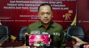KPU Pangkalpinang Tetapkan 169.016 Pemilih dalam DPT Pilkada Ulang 2025