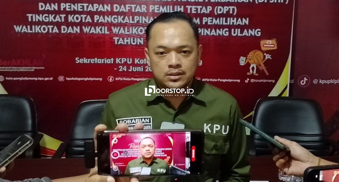 KPU Pangkalpinang Tetapkan 169.016 Pemilih dalam DPT Pilkada Ulang 2025