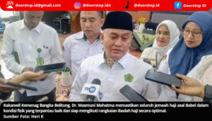 Jelang Puncak Haji, Kemenag Babel Pastikan Kesiapan Fisik dan Kesehatan Jemaah Aman