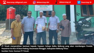 Tingkatkan Kualitas SDM, PT Timah Serahkan Bantuan Dukung Pembangunan Pesantren An-Nur Belitung Timur