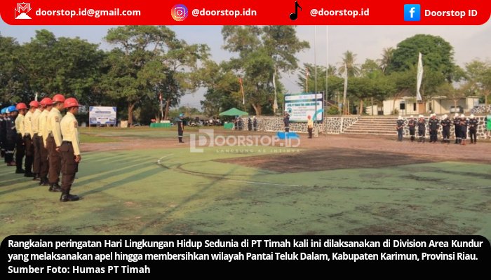 PT Timah Tbk Division Area Kundur Peringati Hari Lingkungan Hidup Sedunia