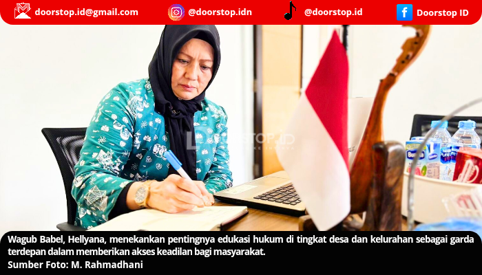 Hellyana Tegaskan Pentingnya Edukasi Hukum bagi Perangkat Desa dan Kelurahan