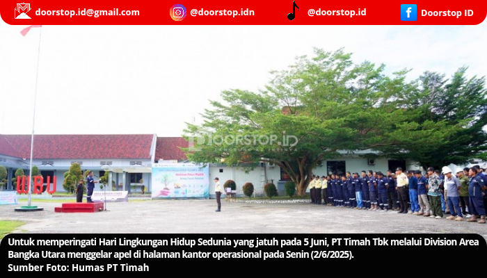 Peringati Hari Lingkungan Hidup Sedunia 2025, PT Timah Ajak Karyawan Ambil Peran Hentikan Polusi Plastik
