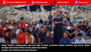 Iduladha di Gaza: Tanpa Daging, Beli Roti Pun Saya Tak Mampu