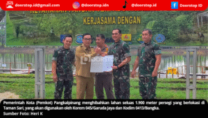 Pemkot Pangkalpinang Hibahkan Lahan untuk TNI, Perkuat Ketahanan Pangan dan Sentuh Warga Lewat Bantuan Sembako