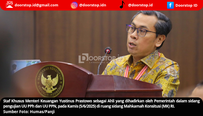 MK Gelar Sidang Uji Materi UU Pajak, Pemerintah Tegaskan Pajak Punya Dasar Konstitusional Kuat