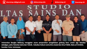 UBB Resmikan Pengelolaan Gedung Baru untuk Tiga Fakultas, Rektor: Wujud Komitmen pada Pendidikan Unggul