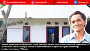 PT Timah Bangun RLH Warga Bangka, Suparjan: Tak Khawatir Roboh Lagi