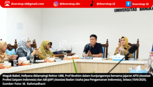 Wagub Babel Dukung Program RPL UBB, Pengalaman Kerja Diakui Jadi Kredit Akademik