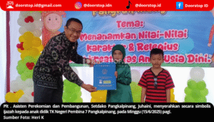 Lepas Murid TK Pembina 7, Juhaini: Semoga Akan Lahir Generasi yang Cerdas, Berakhlak Mulia, serta Menjadi Kebanggaan Bangsa