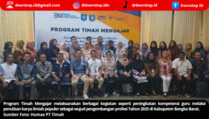 Geliatkan Literasi Melalui Penulisan Karya Ilmiah Populer, Puluhan Guru di Bangka Barat Antusias Ikuti Program Timah Mengajar
