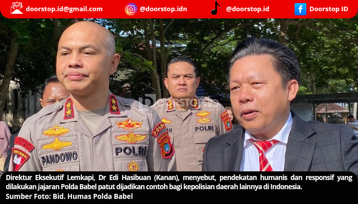 Direktur Eksekutif Lemkapi Apresiasi Kinerja Kapolda Babel: Bisa Jadi Contoh
