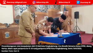 Pemkot Pangkalpinang dan DPRD Sepakati Perubahan KUA-PPAS 2025, Pj Wali Kota: Ini Hasil Diskusi Panjang dan Kolaborasi