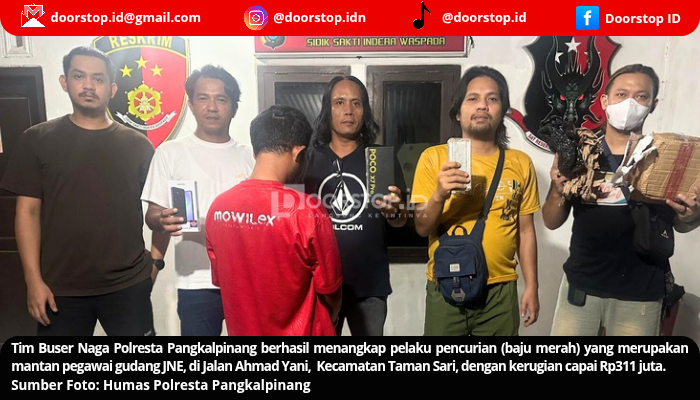 Polresta Pangkalpinang Ungkap Modus Baru Pencurian HP Senilai Rp300 Juta di Gudang JNE