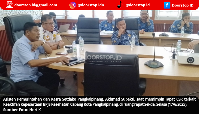 Pemkot Pangkalpinang Genjot Keaktifan Peserta BPJS Kesehatan Jelang Target UHC