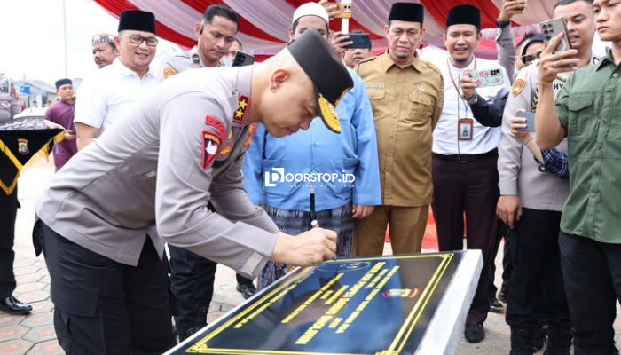 Jelang Hari Bhayangkara Ke 79: Polda Babel Resmikan Sumur Bor Kelima di Ponpes Darus Sholihin