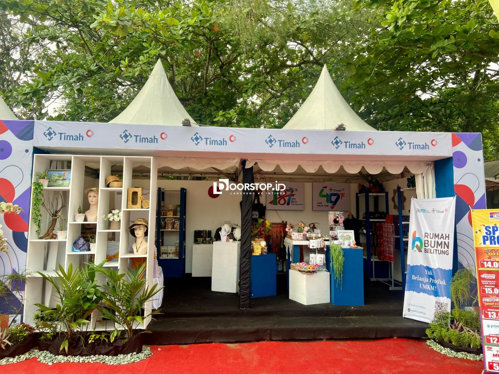 Ratusan Produk UMKM Binaan PT Timah Semarakkan Belitung Expo 2025