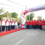 Semarakkan HUT ke–49 PT Timah, Ribuan Masyarakat Karimun Ikuti Pekan Sehat ”Untuk Merah Putih”