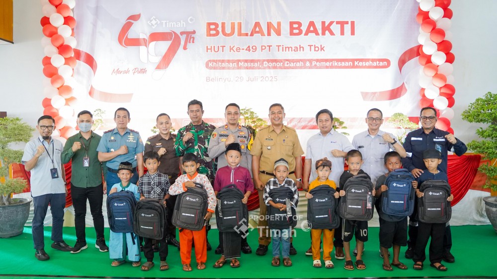 HUT ke-49 PT Timah, Ratusan Anak di Belinyu Ikut Khitanan Massal Gratis