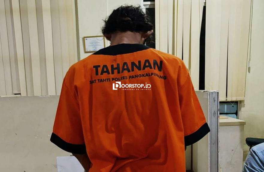 Fikriza alias Adok Ditangkap Polisi di Pangkalpinang, Kedapatan Bawa Sabu