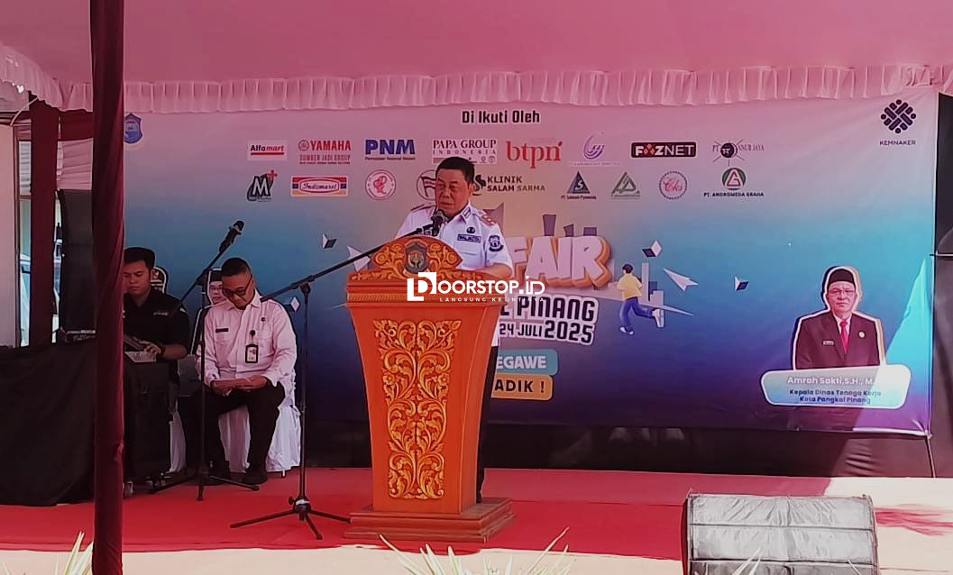 Job Fair Pangkalpinang 2025 Resmi Dibuka, 17 Perusahaan Tawarkan 904 Lowongan Kerja