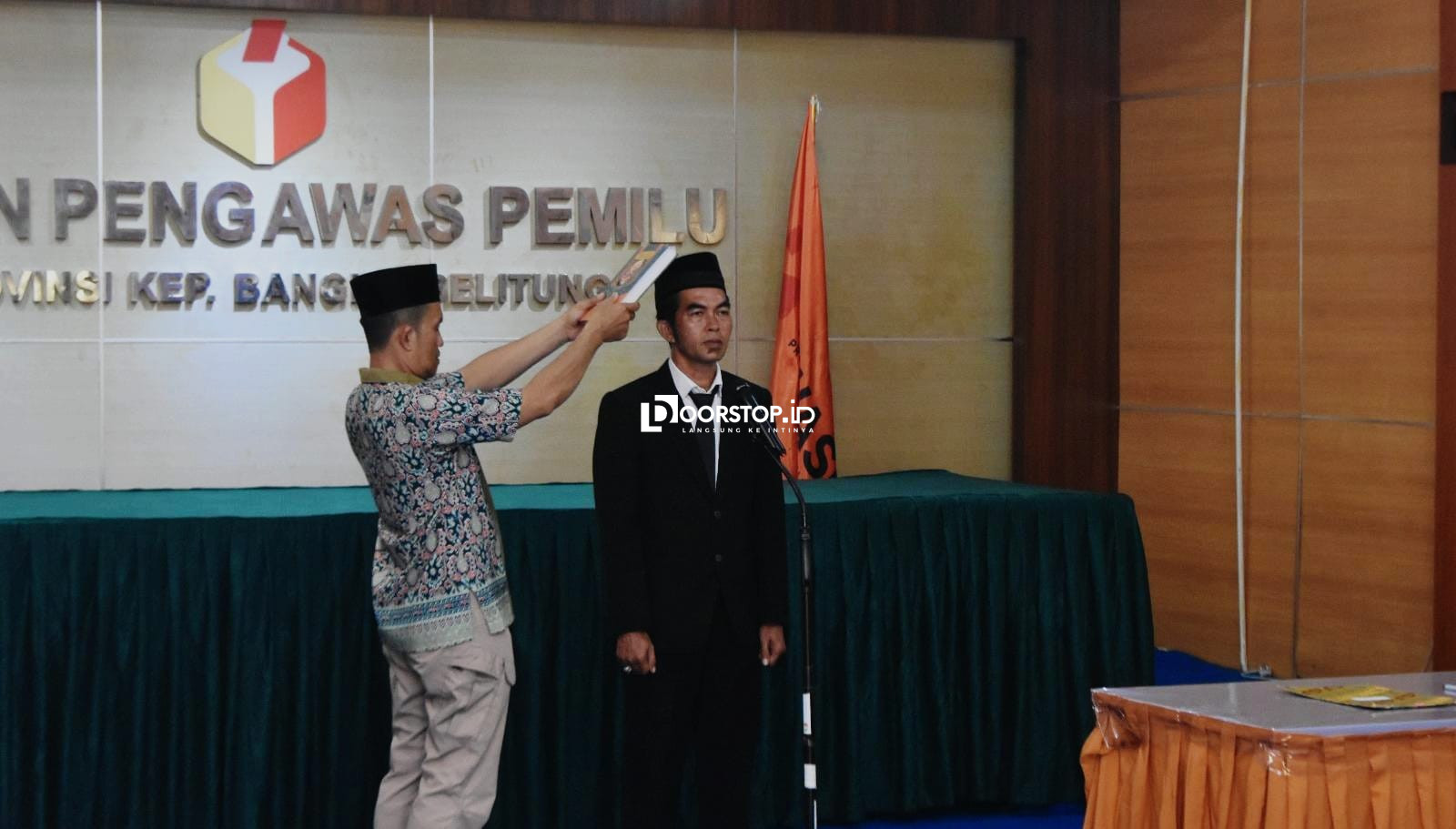 Andi Budi Yulianto Resmi Dilantik sebagai PAW Anggota Bawaslu Bangka, Siap Perkuat Pengawasan Pilkada Ulang 2025