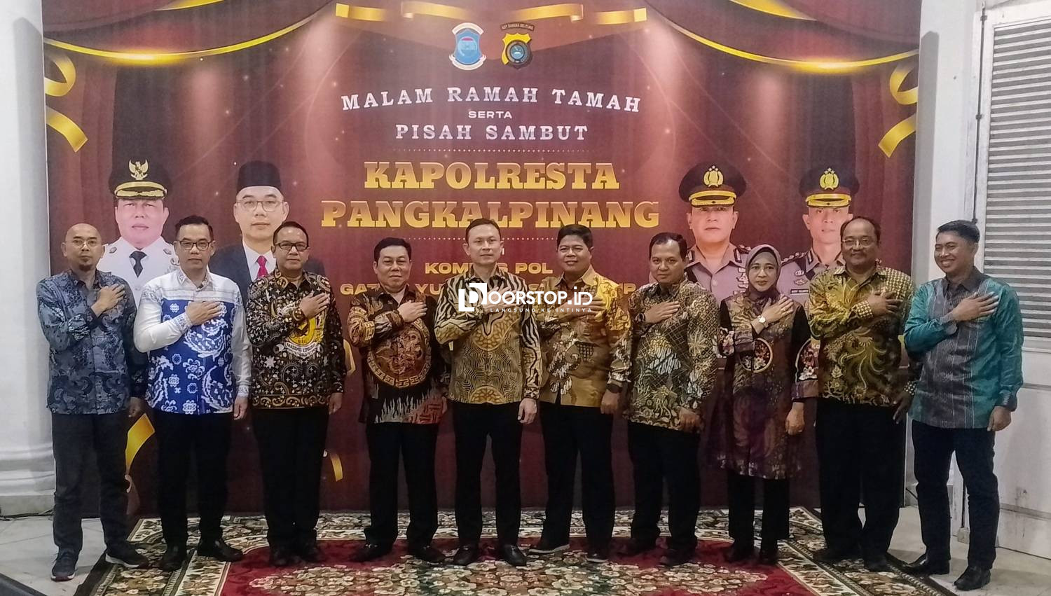 Pisah Sambut Kapolresta Pangkalpinang, Pj Wali Kota Harap Kamtibmas Tetap Kondusif Jelang Pilkada Ulang