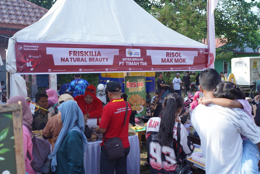 Bazar UMKM HUT ke-49 PT Timah di Belitung Timur, Momen Promosikan Produk dan Tingkatkan Omset