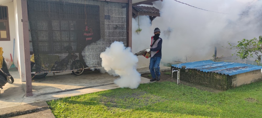 Cegah Wabah DBD, PT Timah Area Kundur Lakukan Fogging di Permukiman dan Sarana Umum