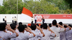 Peringati HUT RI ke-80, PT Timah Gelar Upacara di Pabrik dan Kantor Pusat