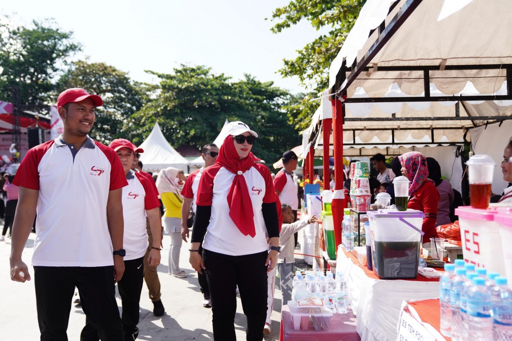 Bazar UMKM Meriahkan Pekan Sehat HUT ke-49 PT Timah di Bangka Selatan