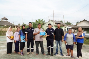 Dukung Peningkatan Fasilitas Olahraga Masyarakat, PT Timah Perbaiki Lapangan Voli di Desa Rias