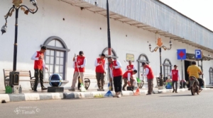 Gotong Royong untuk Merah Putih, PT Timah Bersih-Bersih Kota Toboali bersama Forkopimda dan Masyarakat
