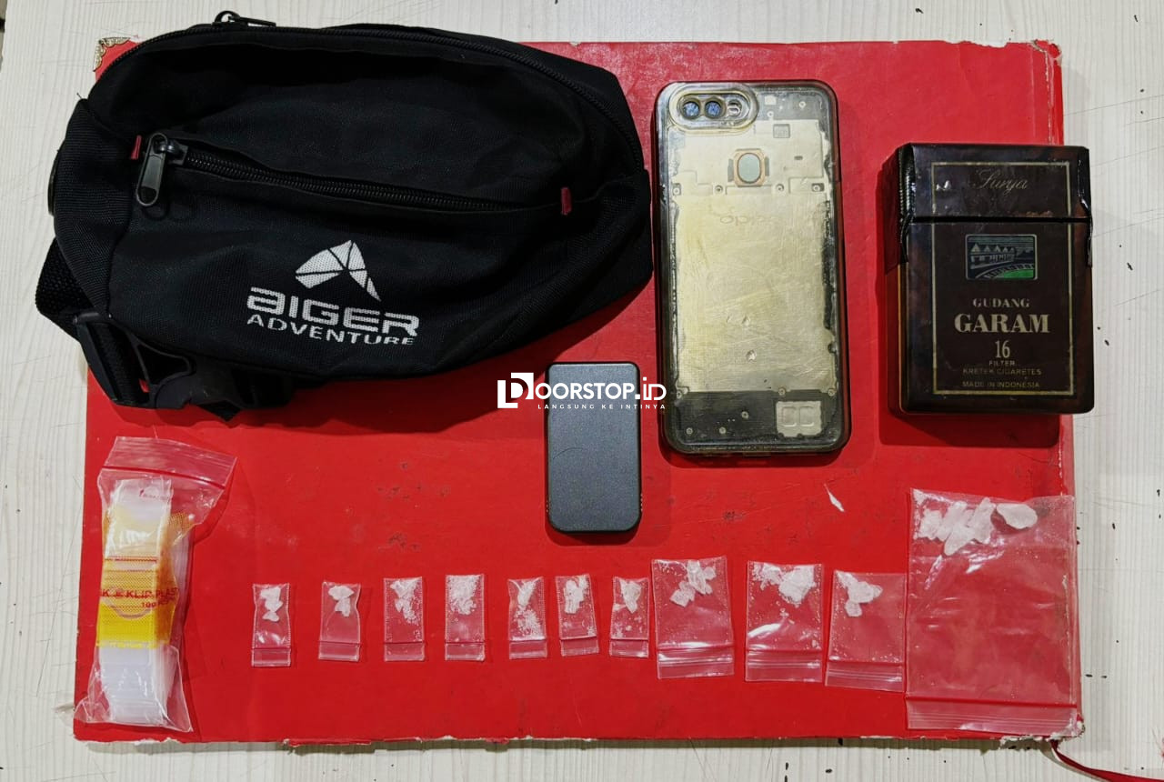 Simpan 11 Paket Sabu Siap Edar, Pria di Pangkalpinang Dicokok Polisi