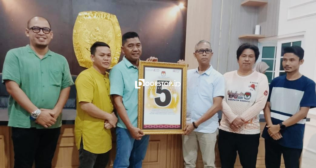KPU Bangka Tetapkan Rato-Ramadian, Tegaskan Proses Sesuai Putusan Bawaslu
