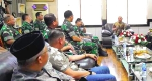Terima Kunjungan Pangdam II/Sriwijaya, Didit: Sinergi TNI dan Legislatif Jadi Kunci Pembangunan