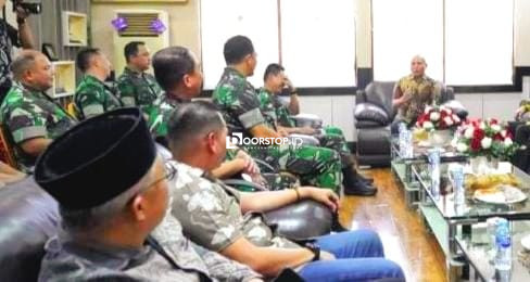 Terima Kunjungan Pangdam II/Sriwijaya, Didit: Sinergi TNI dan Legislatif Jadi Kunci Pembangunan