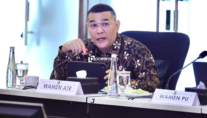 Wamen Ossy Laporkan Progres Pengadaan Tanah Huntap Warga Terdampak Erupsi Gunung Lewotobi ke Menko PMK