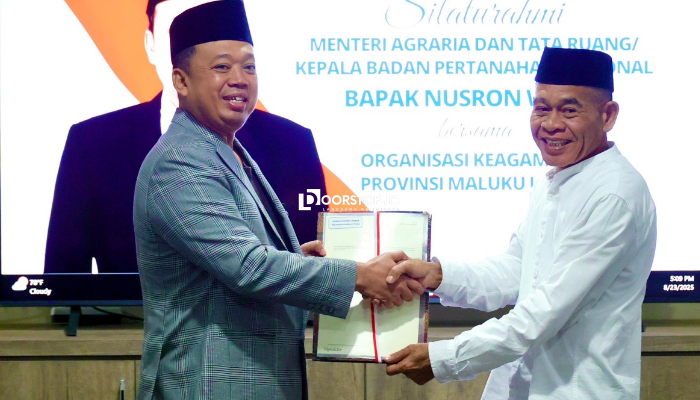 Menteri Nusron Dorong Percepatan Sertifikasi Tanah untuk Cegah Terjadinya Konflik Atas Tanah Keagamaan di Maluku Utara