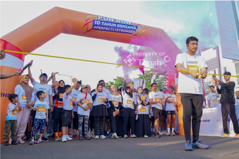 Satu Dekade TKPP, Gelar Fun Run dan Serahkan Bantuan CSR, Komitmen Hadirkan Hunian Berkualitas