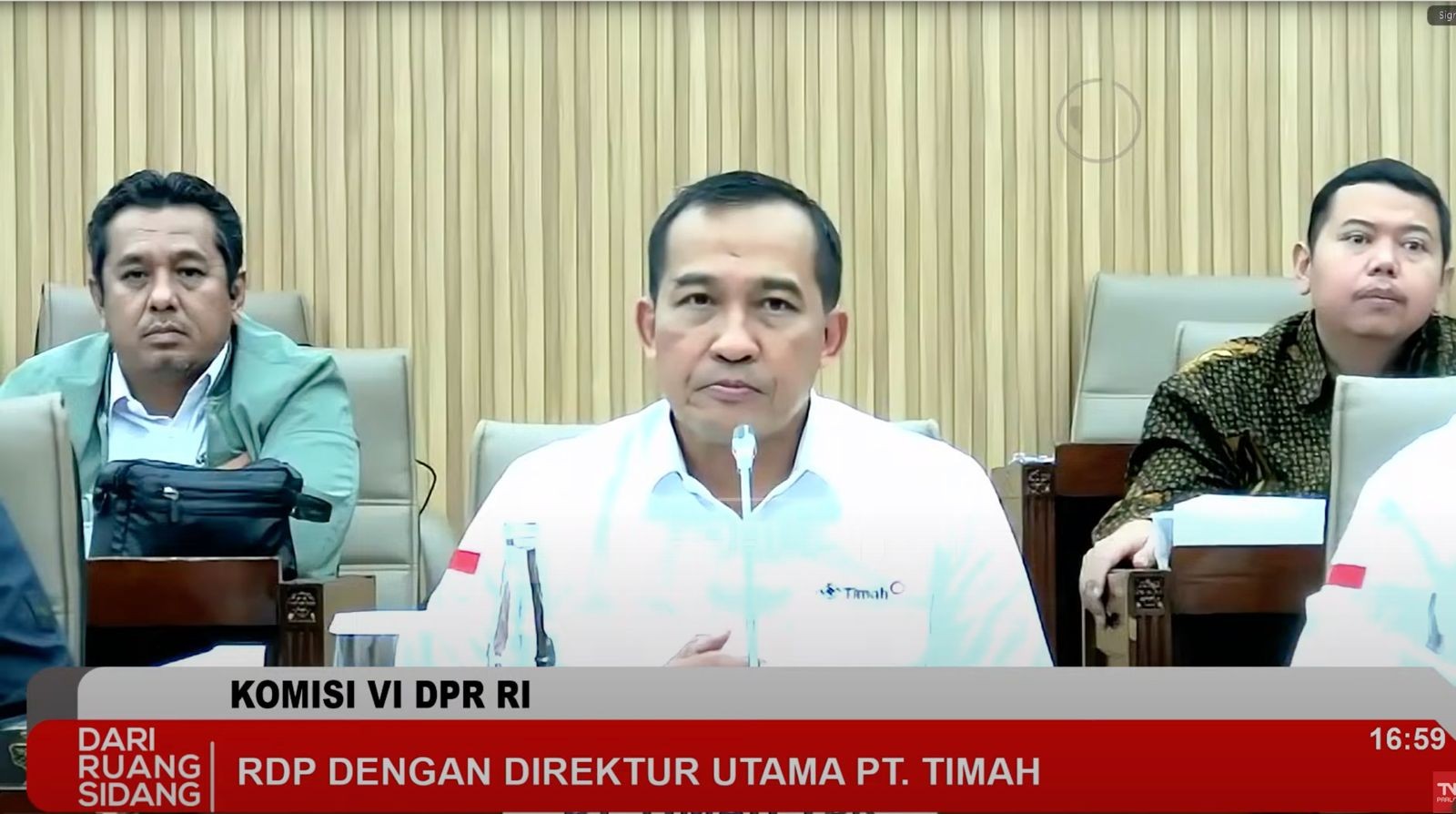 RDP dengan Komisi VI DPR RI, Dirut PT Timah Tbk Minta Dukungan Soal Regulasi hingga Capaian Kinerja Perusahaan