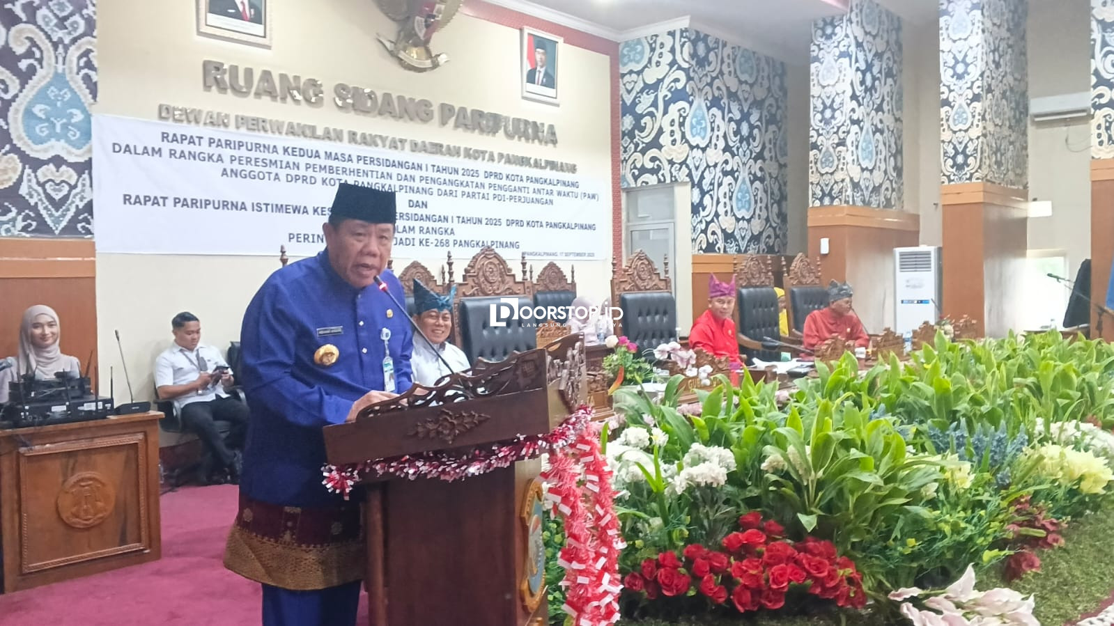 HUT ke-268, Gubernur Hidayat Ajak Bersatu Bangun Pangkalpinang sebagai Kota Industri dan Pintu Gerbang Babel