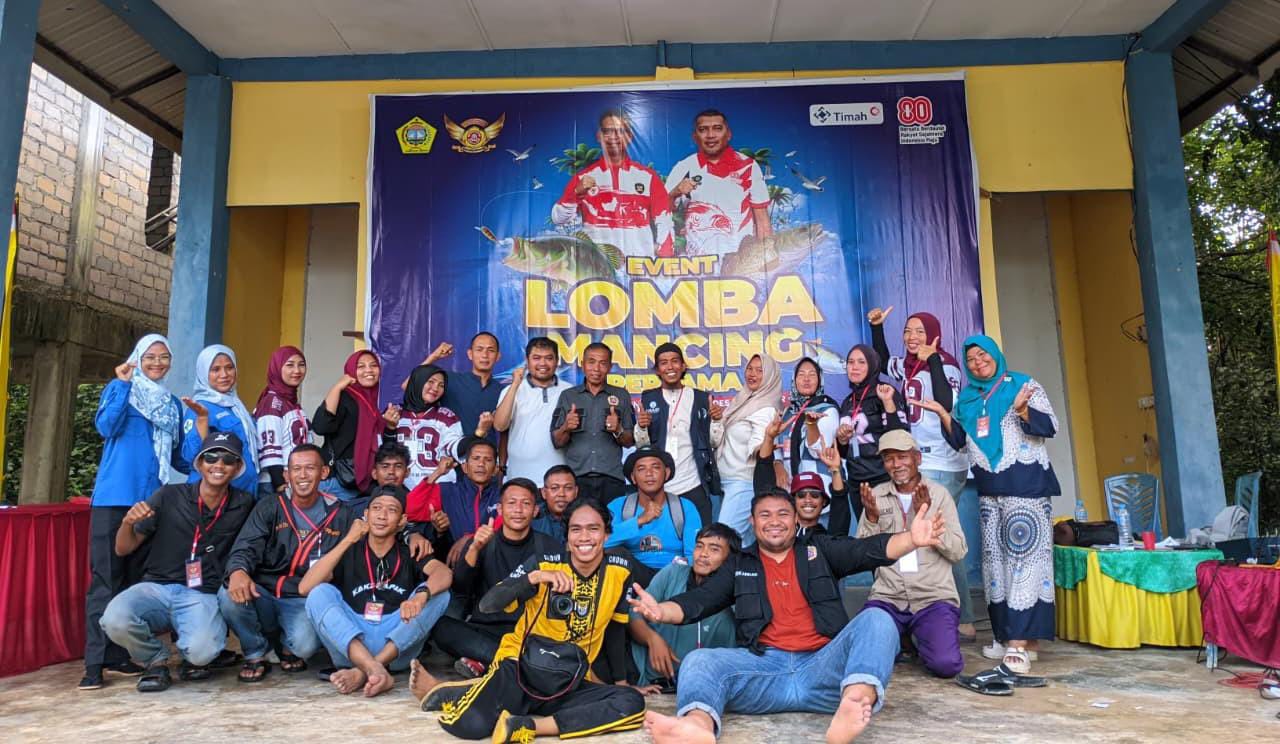 Kenalkan Wisata Pantai Ketam dan Potensi Bahari Desa, PT Timah bersama Karang Taruna Desa Pongkar Gelar Lomba Mancing