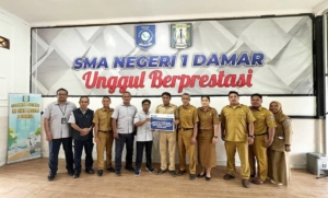 PT Timah Tbk Dukung Pembangunan Sarana dan Prasarana SMAN 1 Damar Belitung Timur