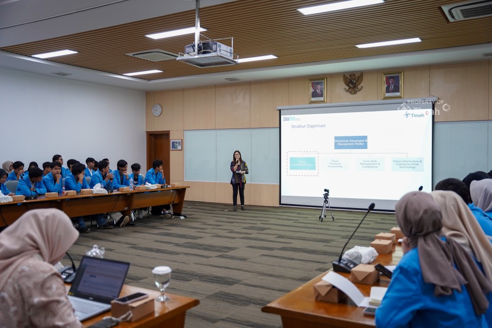 Visiting Lecture di PT Timah, Mahasiswa UBB Antusias Pelajari Dunia Finansial Perusahaan