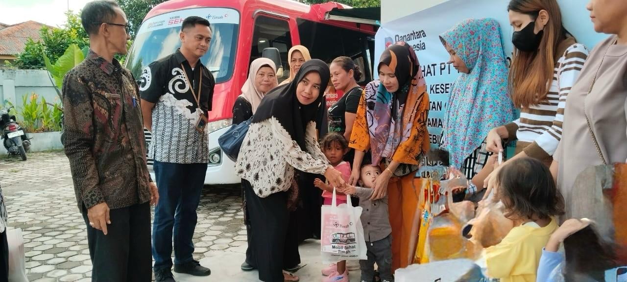 PT Timah Tbk Dukung Program Nasional Penurunan Stunting Lewat Edukasi dan Pemberian Gizi Tambahan