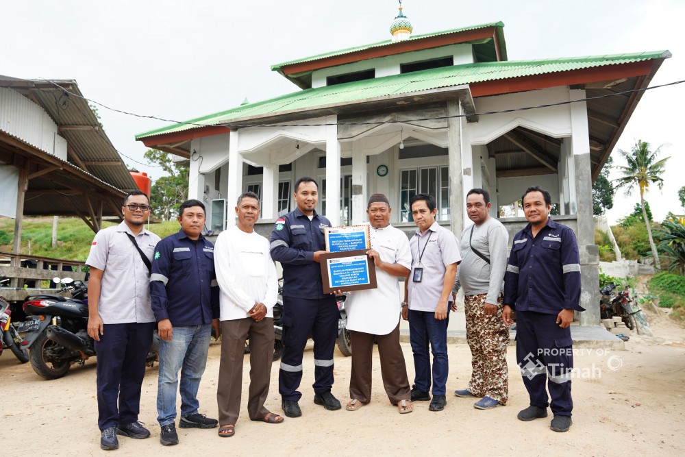 PT TIMAH Tbk Serahkan Bantuan untuk Musala Al Barokah