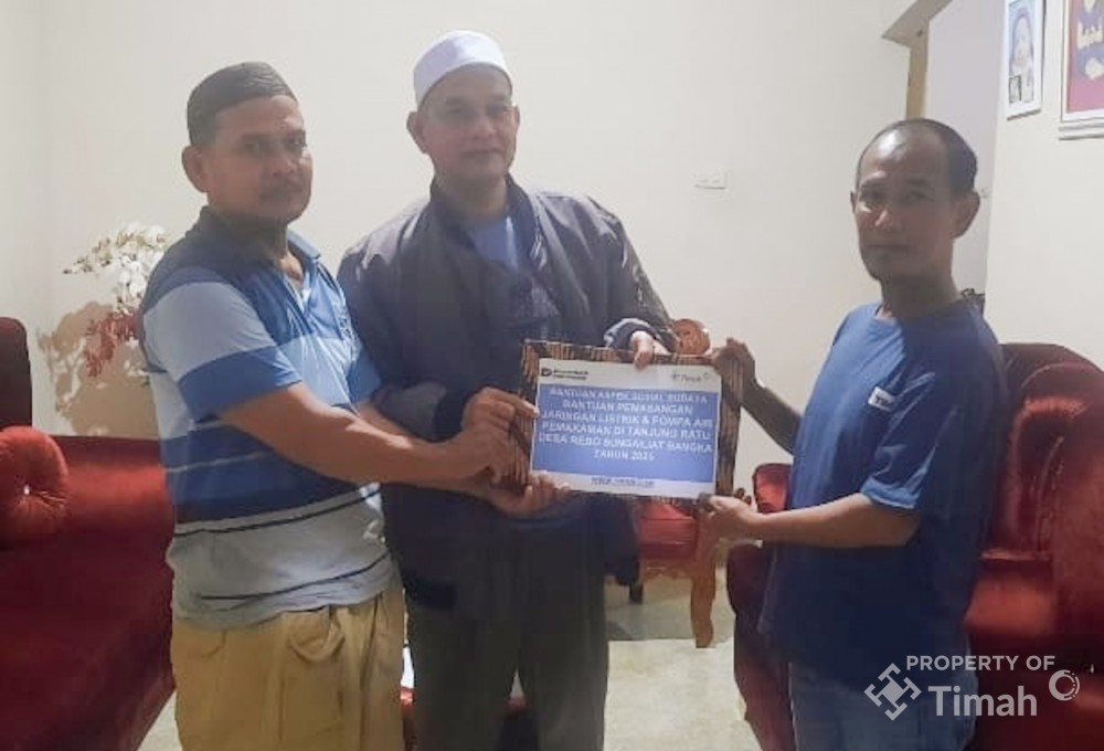 PT TIMAH Tbk Dukung Peningkatan Sarana dan Prasarana Pemakaman Tanjung Ratu